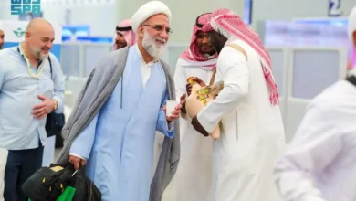حاج إيراني مغادر المطار - مصدر الصورة: واس