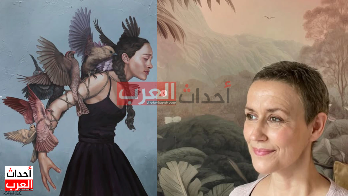 فضيحة مها الصغير مع منى الشاذلي سرقة لوحة الفنانة ليزا لاش نيلسون انستقرام