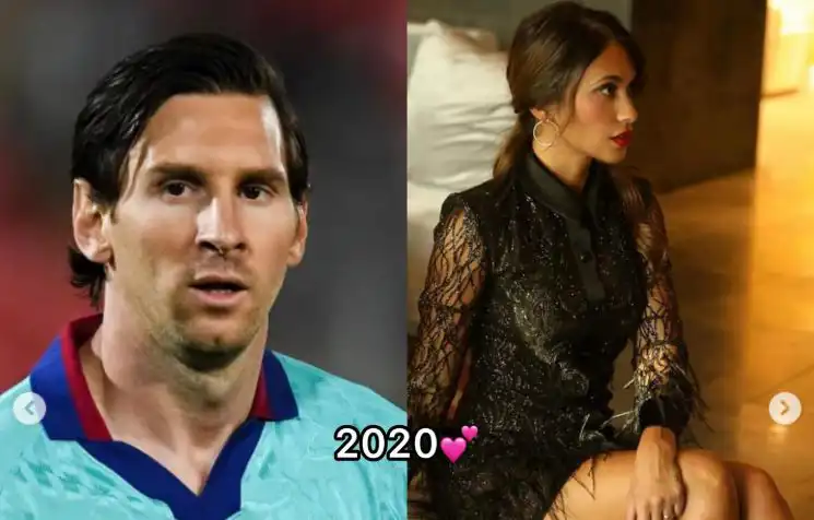 أنتونيلا روكوزو زوجة ميسي قبل وبعد الزواج منه