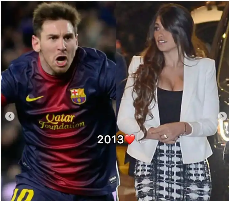 أنتونيلا روكوزو زوجة ميسي قبل وبعد الزواج منه