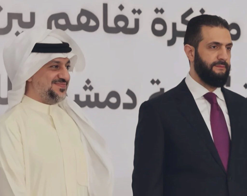 محمد العنزي وأحمد الشرع