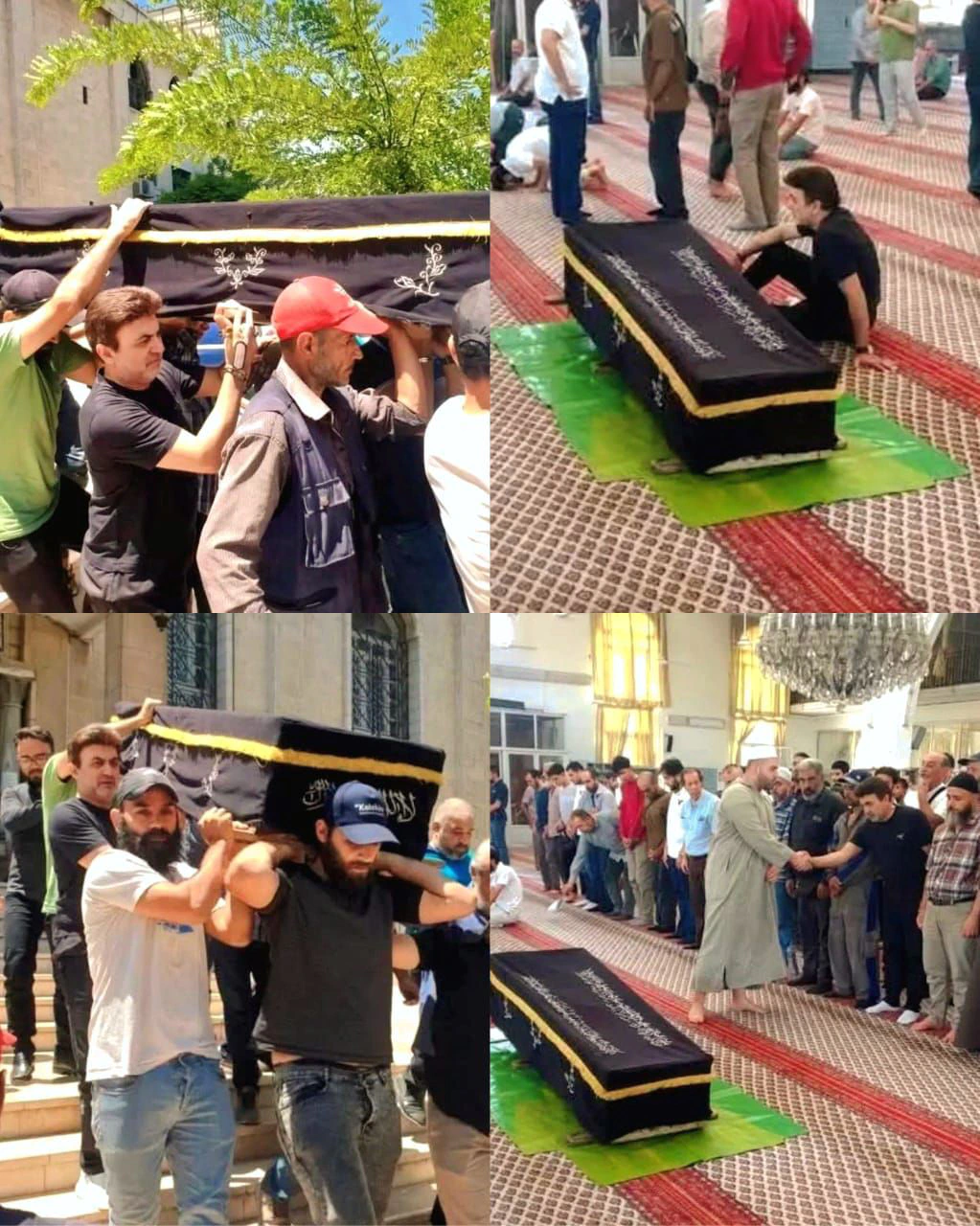 الممثل فراس ابراهيم الحاضر الوحيد في جنازة ديالا صلحي